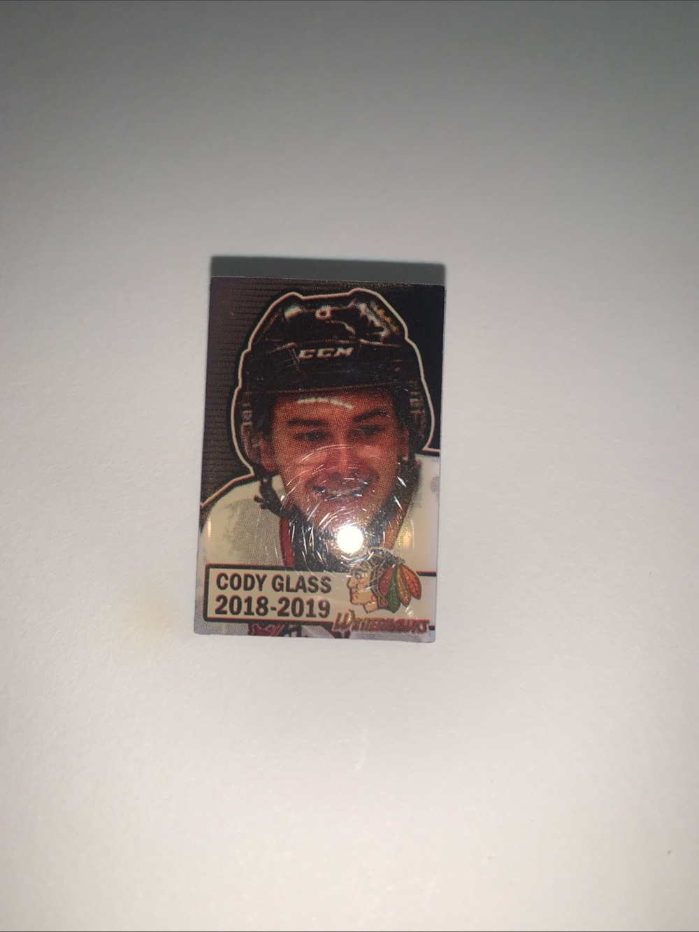Portland Winterhawks Cody Glass player pin